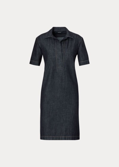 Women's Ralph Lauren Denim Shift Dresses | 357680BGT